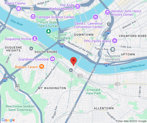map of the area